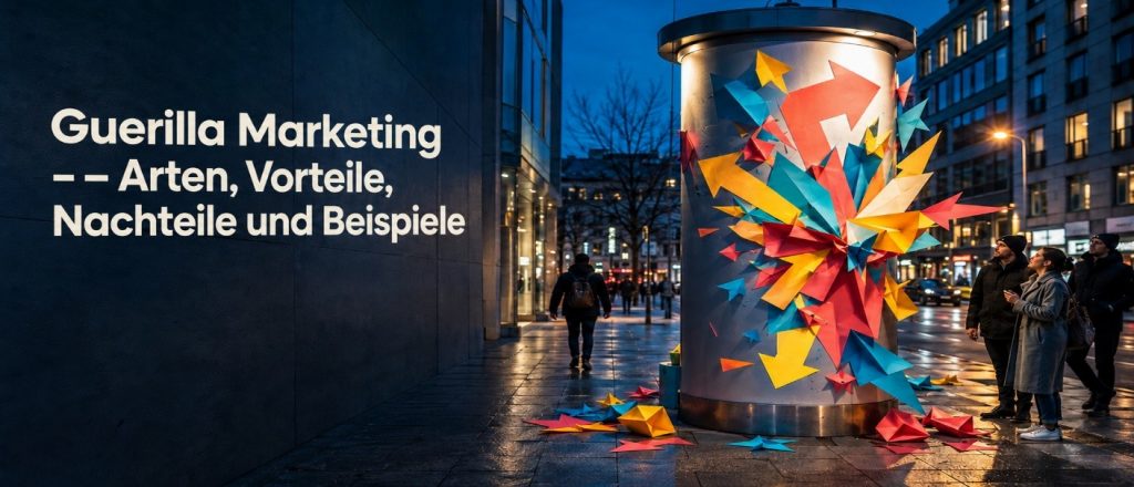 Guerilla Marketing - Arten, Vorteile, Nachteile und Beispiele